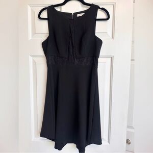 BCBG Generation Little Black Dress | Fit & Flare | Lace Detail | Size 6